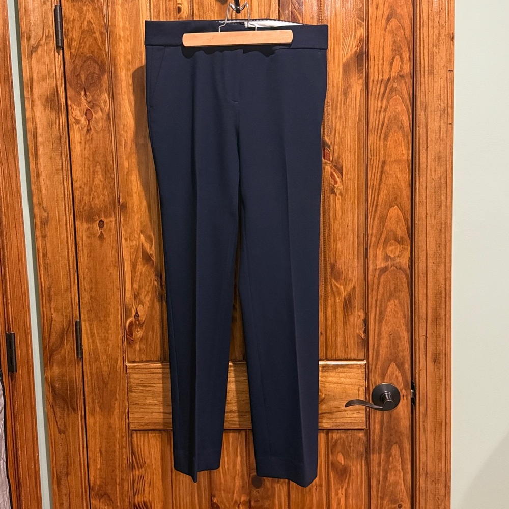 JCrew Navy Blue Tailored Edie Pants